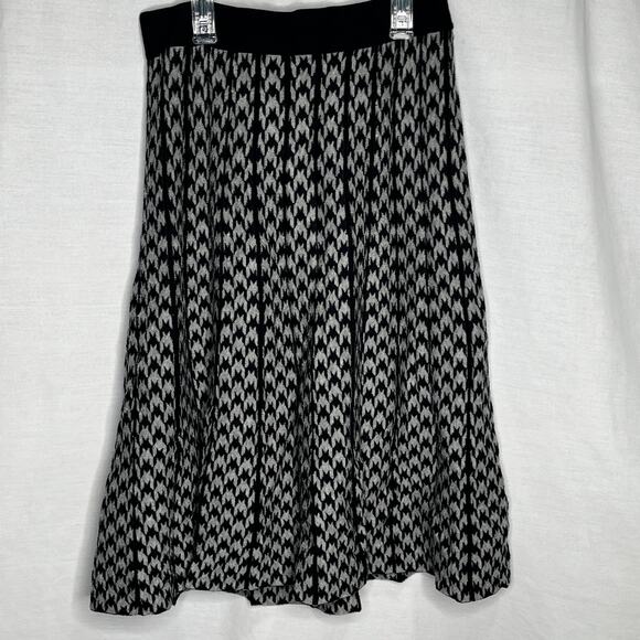 Chadwicks of Boston Midi Houndstooth Skirt S - Picture 1 of 5